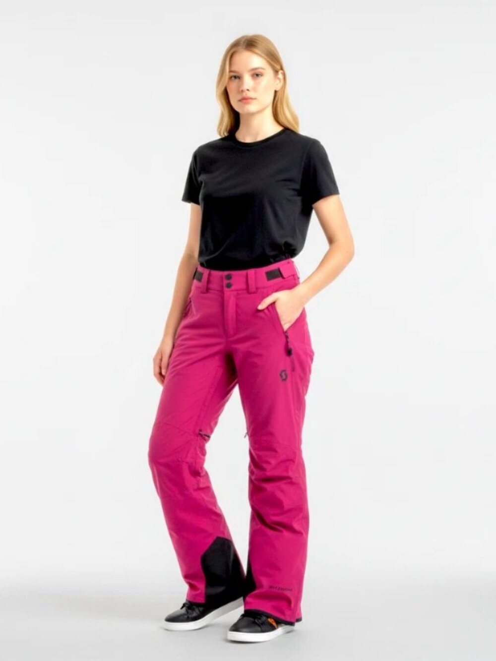 New Scott Ultimate Dryo 10 Women Ski Snowboard Pants Insulated Red Size XXS